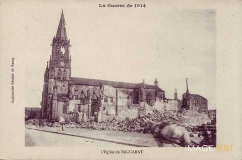 Eglise en ruines (Baccarat)